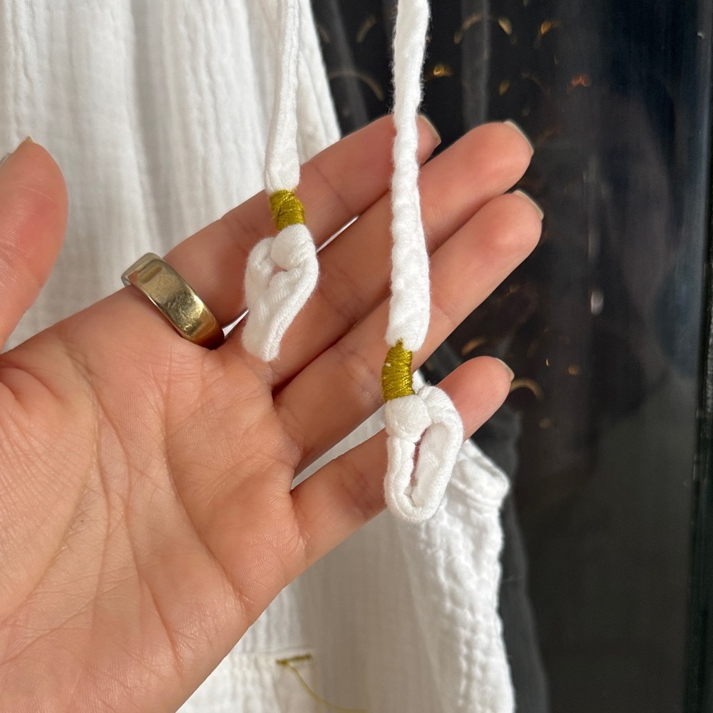 Saturday Sunday by Anthropologie Cream White Gauze Jumpsuit - Picture 6 of 11